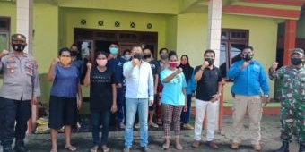 Gelar Baksos, Polres Jombang Bantu Mahasiswa Papua di saat Pandemi Covid-19