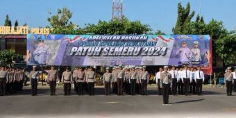 Polres Tuban Gelar Apel Pasukan Ops Patuh Semeru 2024, ini 10 Sasaran Prioritasnya