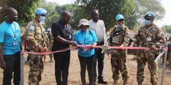 Peringati HUT RI di Kongo, Satgas TNI Konga Gelar Karya Bakti dan Lomba Agustusan