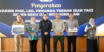 Pasang Eartag ke 193.885 Hewan Ternak pada 2023, Dinas Peternakan Bangkalan Sabet Penghargaan