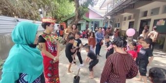 Gelar Karya P5 Tema Bhineka Tunggal Ika, SD Emaus Kediri Ajak Siswa Bermain Permainan Tradisional