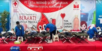 PT TFJ Pasuruan Gelar Donor Darah Rutin, 90 Karyawan Ikut Berpartisipasi
