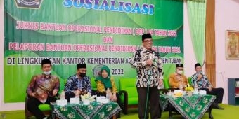 Kemenag Tuban Sosialisasikan Juknis BOP RA 2022, Begini Syarat Siswa Bisa Terima Bantuan