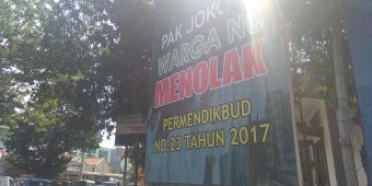 Warga NU di Tuban Tolak FDS Lewat Baliho