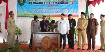 Dandim 0810 Hadiri Pencanangan Zona Integritas menuju WBK dan WBBM PA Nganjuk