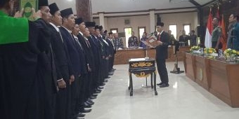 Sambut Pemilu 2024, 81 Panwascam se-Kabupaten Lamongan Dilantik