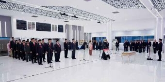 Lantik Pejabat Struktural, Menteri ATR/BPN Tegaskan Pentingnya Sistem Rotasi Berkala