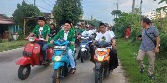 Dipimpin Gus Barra, Ribuan Warga Meriahkan Riding Tour Ngabuburit GP Ansor 