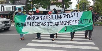 Jelang Pilbup Ponorogo, HMI Gelar Aksi Tolak Money Politics