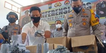 Polisi di Blitar Sita Bahan Pembuat Petasan, Rencananya akan Diledakkan Saat Hari Raya