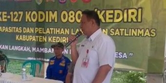 Dukung TMMD ke-127, Satpol PP Kabupaten Kediri Tingkatkan Kapasitas Satlinmas