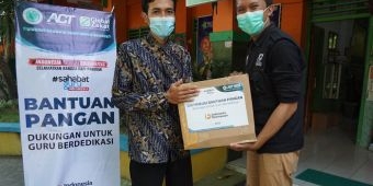 Apresiasi Tenaga Pendidik, ACT Salurkan Bantuan Pangan