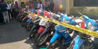 Polres Bojonegoro Bekuk Spesialis Pencuri Sepeda Motor asal Baureno