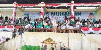 Begini Pesan Gus Muhaimin saat Membuka Festival Karapan Sapi di Bangkalan