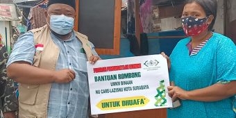 Perkuat Ekonomi Pelaku Usaha, LAZISNU Surabaya Salurkan Bantuan 100 Rombong untuk UMKM Binaan