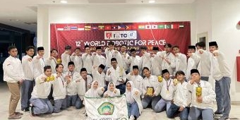 Torehkan Prestasi Internasional, Santri MBI Amanatul Ummah Hebohkan 12th World Robotic For Peace
