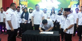 Hadiri Pelantikan BPC Hipmi, Mas Adi Harap Buka Peta Bisnis Potensi Kota Pasuruan