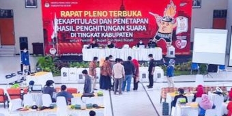 KPU Kediri Mulai Gelar Rekapitulasi dan Penetapan Suara Tingkat Kabupaten