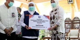 Gubernur Khofifah Bagikan Masker dan Ventilator, Kali ini Fokus di Sidoarjo, Pasuruan dan Mojokerto