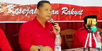 Hadiri Rakercab PDIP Trenggalek, Whisnu Sakti Buana Bahas Enam Agenda Penting Partai