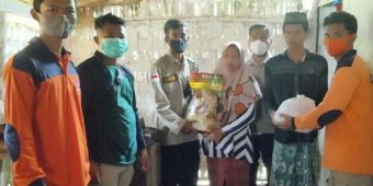 PPDP, FRPB, dan IWO Pamekasan Beri Bansos Nenek Tunanetra dan Warga Terdampak Covid-19