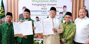 Menteri ATR/BPN dan Ketua DPP PUI Teken MoU, Dorong Pemanfaatan Tanah Wakaf Produktif