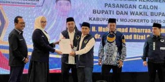 Nasdem Resmi Deklarasikan Barra-Rizal, Lita Machfud Arifin Sowan Kiai Asep di Amanatul Ummah
