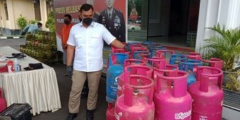 Satreskrim Polres Pasuruan Amankan Penjual LPG Oplosan dan Pencuri Spesialis Pikap