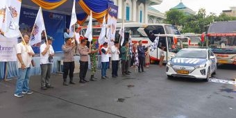 Berangkatkan Ratusan Peserta Balik Kerja dari Surabaya, BPKH Sediakan 20 Armada