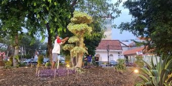 Usai Pesta Rakyat, Pemprov Jatim Sulap Taman Apsari Jadi Lebih Apik