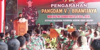 Kunjungi Kodim Ngawi, Pangdam V/Brawijaya Ingatkan Banyaknya Anggota yang Meninggal Akibat Covid-19