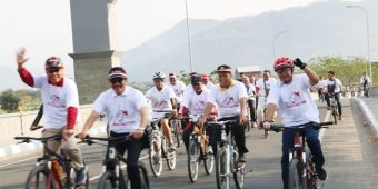 Ciptakan Kondusivitas, Polres Pacitan Gelar Fun Bike Jogo Pacitan