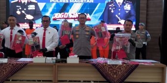 Operasi Tumpas Semeru, Polres Magetan Amankan 11 Tersangka Curas dan Narkoba