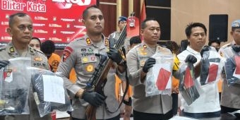 Pemilik Senapan Angin Penyerangan di Mapolres Blitar Kota Terungkap, Bondet dan Puluhan BB Diamankan