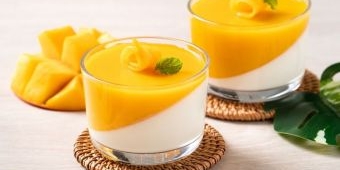 Resep Puding Mangga Susu Kedelai, Cocok Jadi Menu Dessert