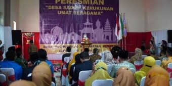 Desa Tulungrejo Batu Diresmikan sebagai Desa Sadar Kerukunan Umat Beragama