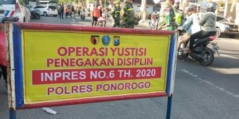 Terjaring Operasi Yustisi Prokes, Puluhan Pelanggar di Ponorogo Jalani Sidang di Tempat