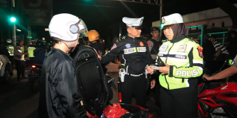 Harkamtibmas Jelang Lebaran, Polres Kediri Kota Amankan Puluhan Ranmor Tidak Sesuai Spektek