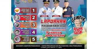 Pemkab Probolinggo Gencarkan Kampanye Gempur Rokok Ilegal, Warga Diajak Aktif Melapor