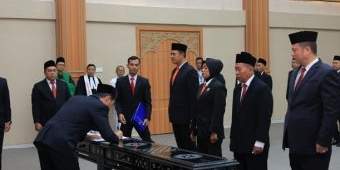 Lantik 13 PPNS, Plt Kakanwil Kemenkumham Jatim Tekankan Sinergi dan Kolaborasi