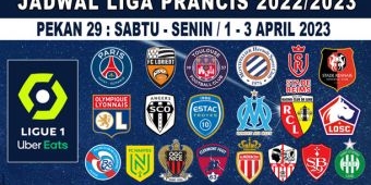 Jadwal Liga Prancis 1-3 April 2023: PSG Jumpa Lyon, Marseille Tantang Montpellier
