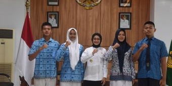 Wali Kota Kediri Motivasi dan Doakan 4 Siswa yang Ikuti Seleksi Paskibraka Tingkat Provinsi Jatim