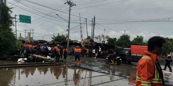 Banjir Meluas ke Sejumlah Titik, KAI Batalkan Perjalanan Kereta Api di Daop 7 Madiun