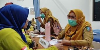 Puskesmas Bawangan Ploso Gelar Cek Kesehatan Gratis pada Karyawan Perusahaan Rokok