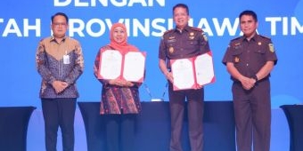 Gubernur dan Kajati Jatim Teken MoU RJ, Tegaskan Komitmen Perkuat Keadilan Substantif