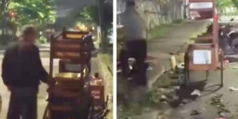 Diduga Terpengaruh Alkohol, Pengemudi Mobil di Surabaya Tabrak Rombong Soto dan Tahu Tek, 1 Tewas