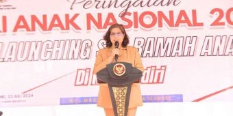 Pj Wali Kota Kediri Lakukan ini di Hari Anak Nasional ke-40