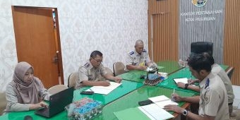 Kantah Kota Pasuruan Dukung Monev Program Strategis Nasional  Kanwil BPN Jatim