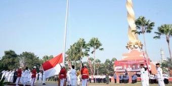 Spesial, Merah Putih Berkibar di Alun-Alun Arya Wiraraja Kota Mojokerto