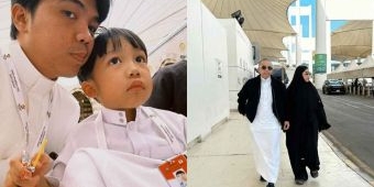 Arif Brata Bagikan Momen Umroh Bersama Istri dan Anaknya